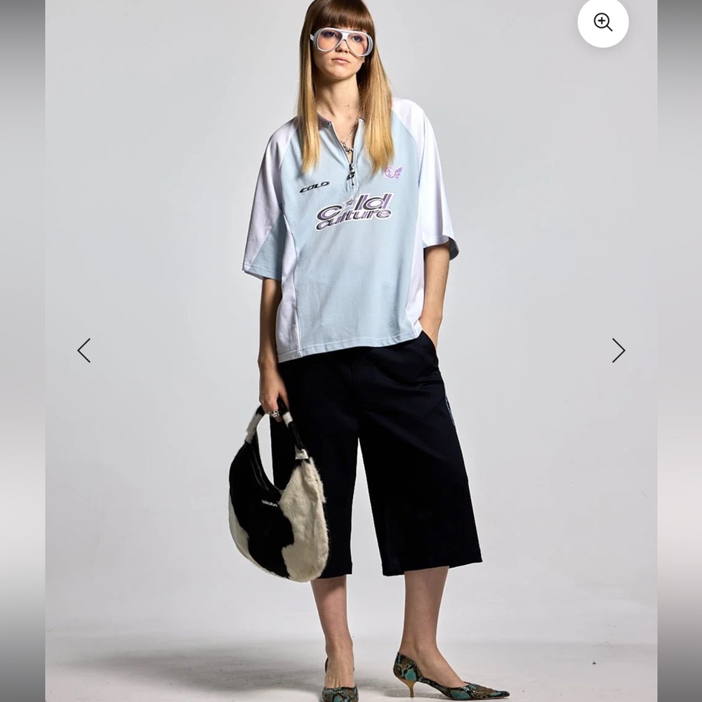 ColdCulture - SUIT JORTS DARK BLUE